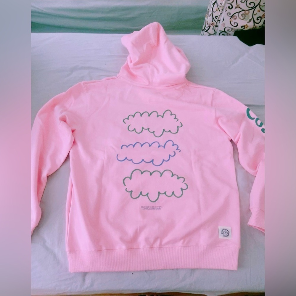 Coach women Valentine's Hoodie‎ Spring Autumn Streetwear Color Pink L - Picture 12 of 13